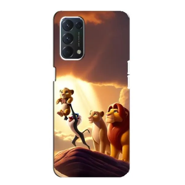 Чехол с принтом «Симба на презентации» для OPPO Find X3 Lite