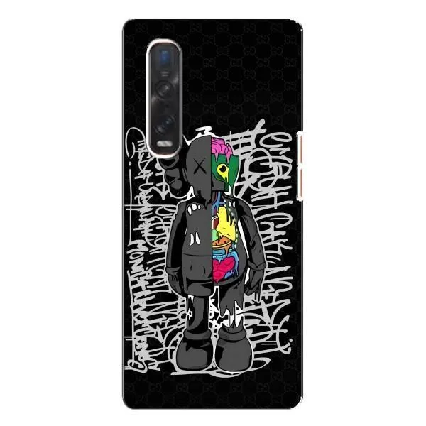 Чохол з принтом «Стиль Bearbrick» для OPPO Find X3 Pro