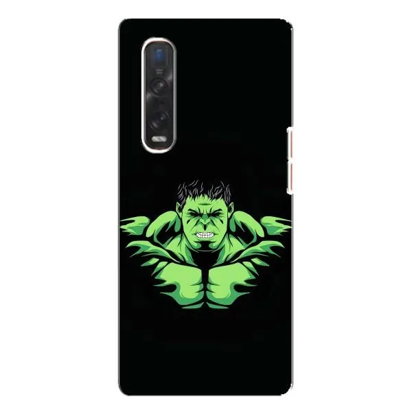 Чехол с принтом «Зелёный Халк» для OPPO Find X3 Pro