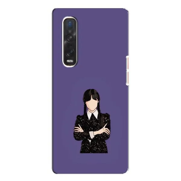 Чехол с принтом «Уэнздей в черном» для OPPO Find X3 Pro