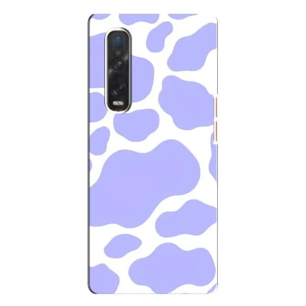 Чехол с принтом «Фиолетова Буренка» для OPPO Find X3 Pro