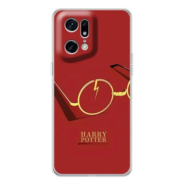 Чехол с принтом «очки Гарри» для OPPO Find X5 Pro