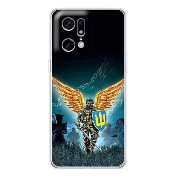 Чехол с принтом «Солдат ЗСУ» для OPPO Find X5 Pro