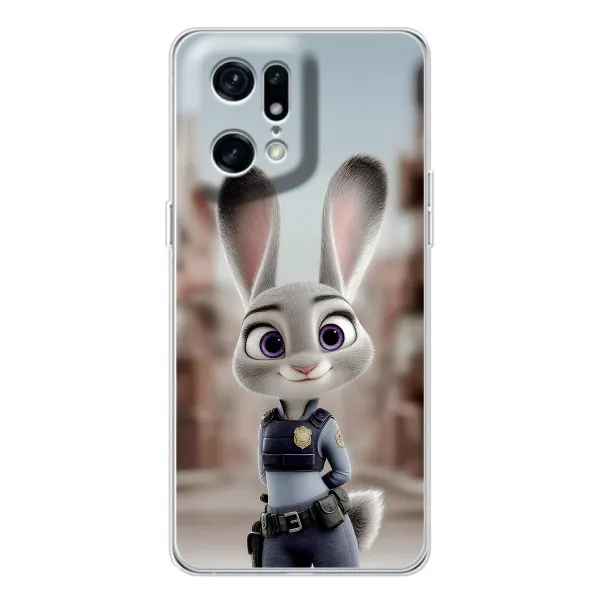 Чохол з принтом «Офіцер Джуді Гопс» для OPPO Find X5 Pro