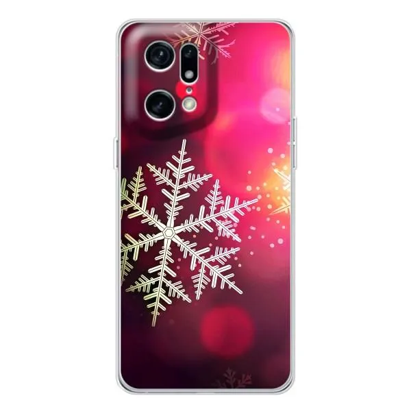 Чехол с принтом «Снежинка» для OPPO Find X5 Pro