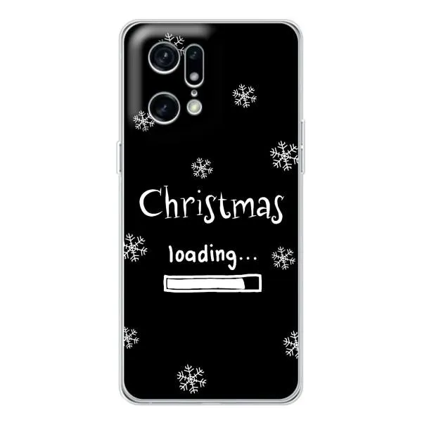 Чехол с принтом «Christmas loading» для OPPO Find X5 Pro