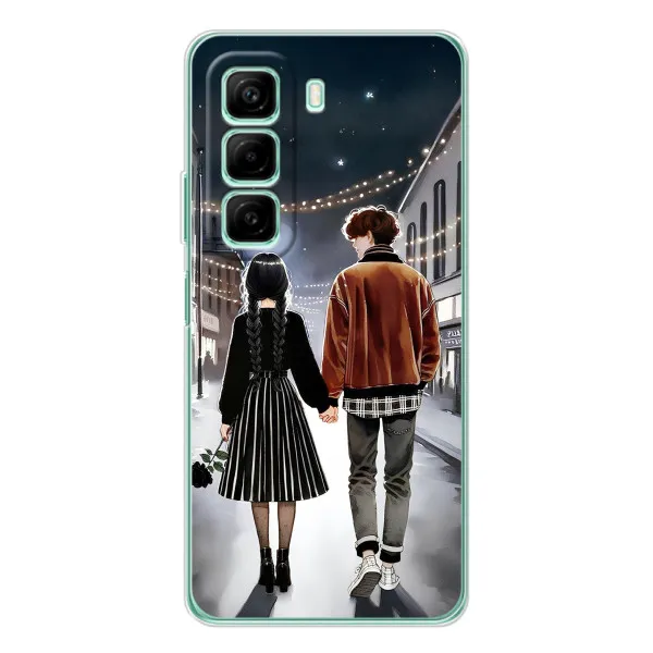 Чехол с принтом «Уэнздей и Тайлер» для OPPO K13x 5G Чехол с принтом «Уэнздей и Тайлер» для OPPO K13x 5G
