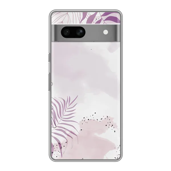 Чохол з принтом «Фіолетове листя» для OPPO K15s