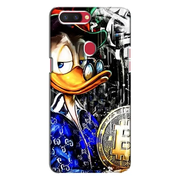 Чехол с принтом «Биткойн Скрудж» для OPPO R11s