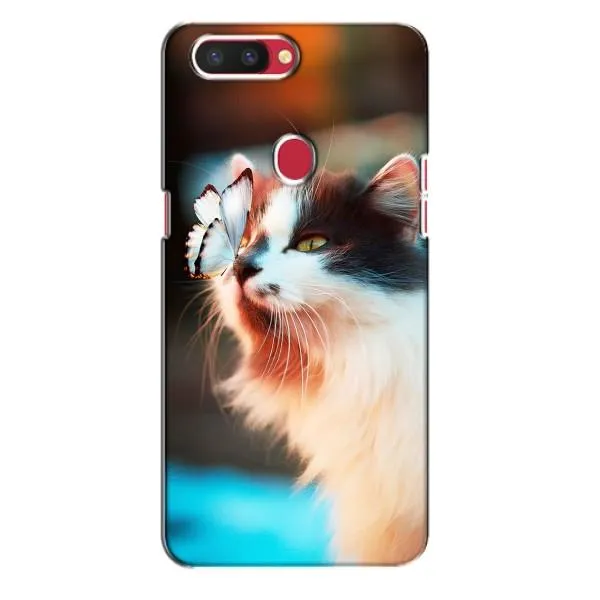 Чехол с принтом «Котик с бабочкой» для OPPO R11s
