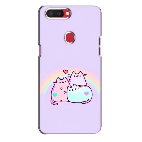 Чехол с принтом «Радужные котики» для OPPO R11s