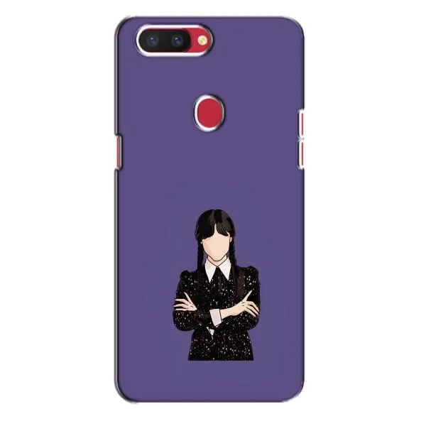 Чехол с принтом «Уэнздей в черном» для OPPO R11s