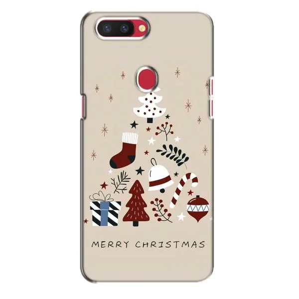 Чехол с принтом «Merry Christmas» для OPPO R11s