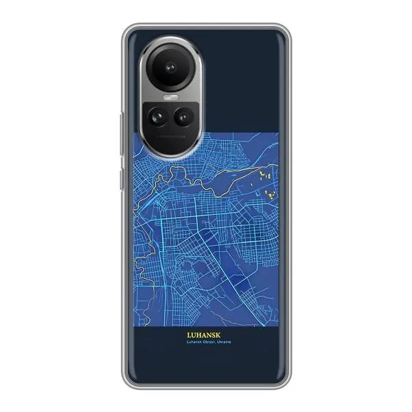 Чехол с принтом «Гуганск» для OPPO Reno 10 Pro