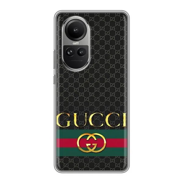 Чехол с принтом «Gucci оригинал» для OPPO Reno 10 Pro