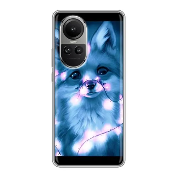Чехол с принтом «Яркая лисичка» для OPPO Reno 10 Pro