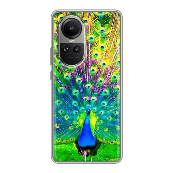 Чехол с принтом «Яркий Павлин» для OPPO Reno 10 Pro Чехол с принтом «Яркий Павлин» для OPPO Reno 10 Pro