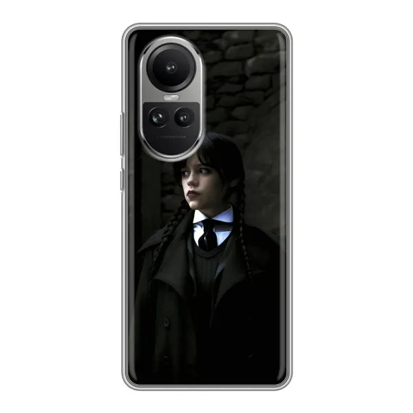 Чохол з принтом «Темний стиль Венздей» для OPPO Reno 10 Pro Чохол з принтом «Темний стиль Венздей» для OPPO Reno 10 Pro