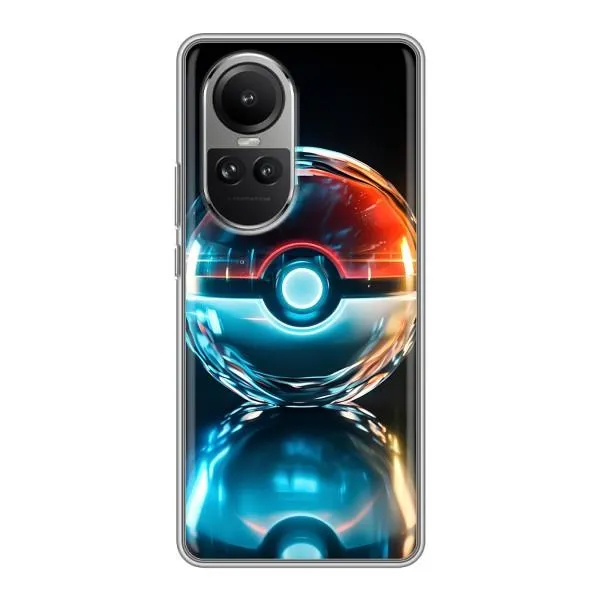 Чехол с принтом «Мяч Пикачу» для OPPO Reno 10 Pro