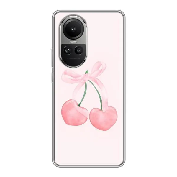 Чехол с принтом «Розовые вишни» для OPPO Reno 10 Pro