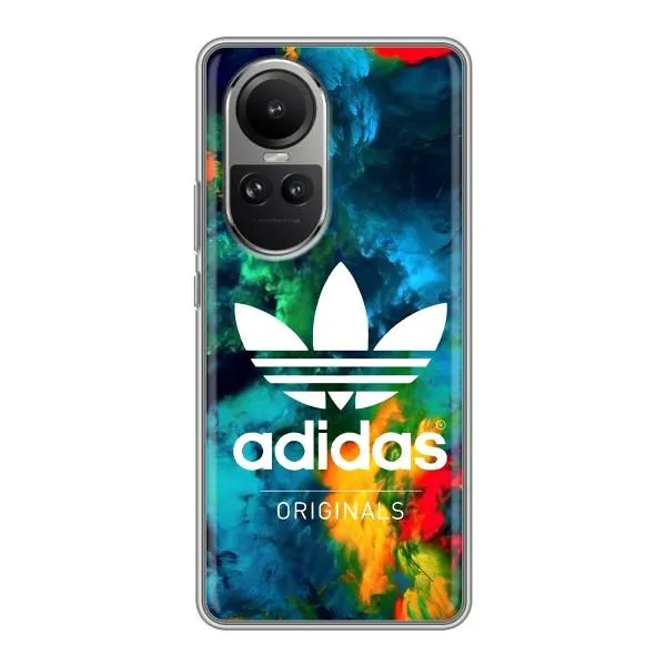 Чехол с принтом «Яркий Адидас» для OPPO Reno 10