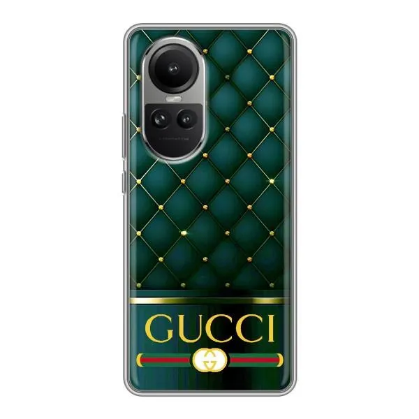 Чехол с принтом «Текстура Гуччи» для OPPO Reno 10