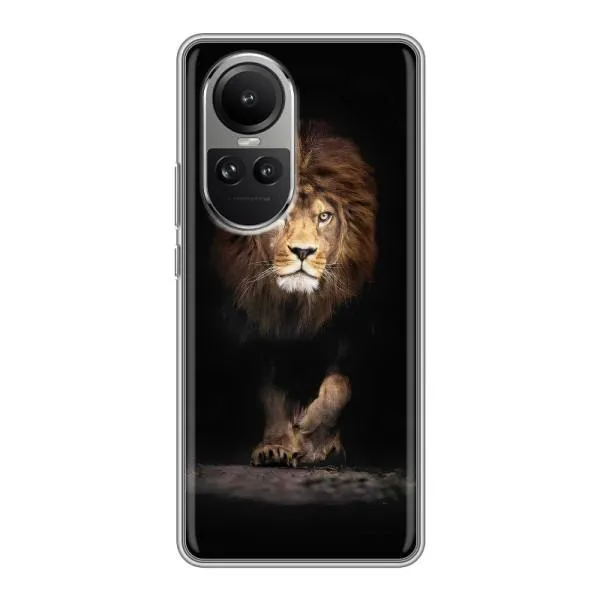 Чехол с принтом «Лев» для OPPO Reno 10
