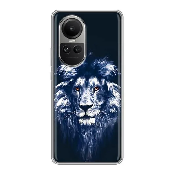 Чехол с принтом «Синий Лев» для OPPO Reno 10
