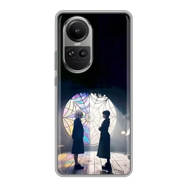 Чехол с принтом «Уэнздей и Инид» для OPPO Reno 10 Чехол с принтом «Уэнздей и Инид» для OPPO Reno 10