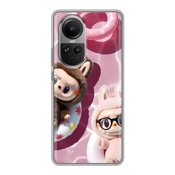 Чехол с принтом «Игрушка Лабубу» для OPPO Reno 10