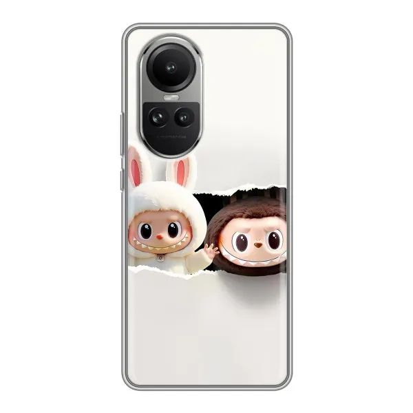 Чехол с принтом «Лабубу» для OPPO Reno 10