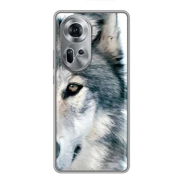 Чехол с принтом «Волк» для OPPO Reno 11 5G