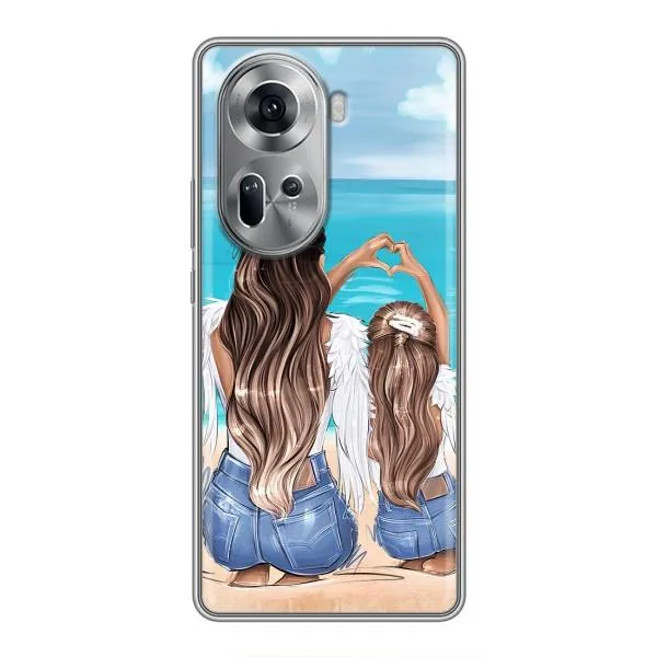 Чехол с принтом «Мама с доченькой» для OPPO Reno 11 5G Чехол с принтом «Мама с доченькой» для OPPO Reno 11 5G