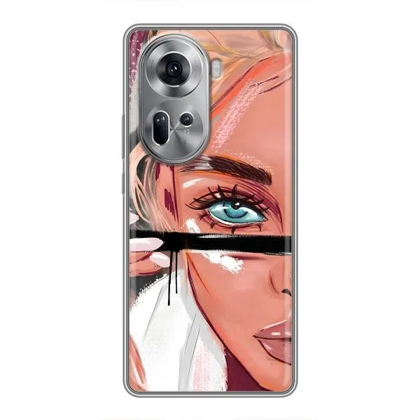 Чехол с принтом «Макияж» для OPPO Reno 11 5G