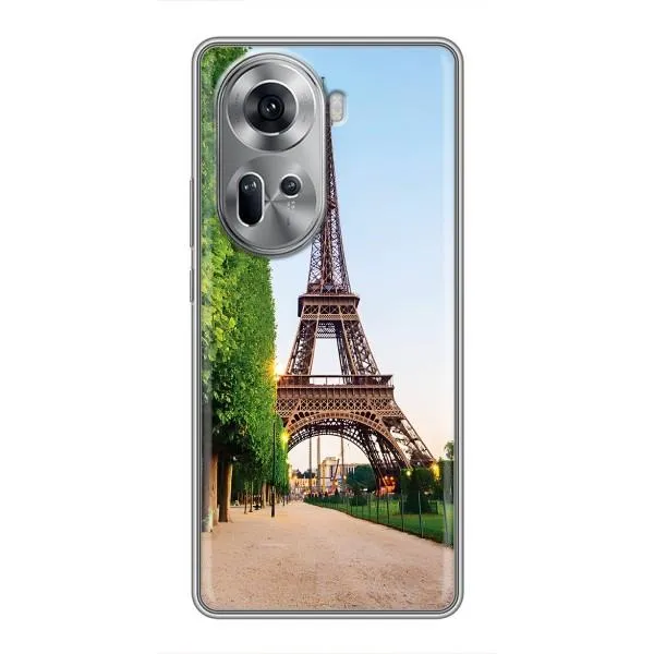 Чехол с принтом «Дорога в Париж» для OPPO Reno 11 5G