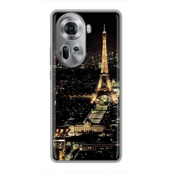 Чехол с принтом «Ночной Париж» для OPPO Reno 11 5G