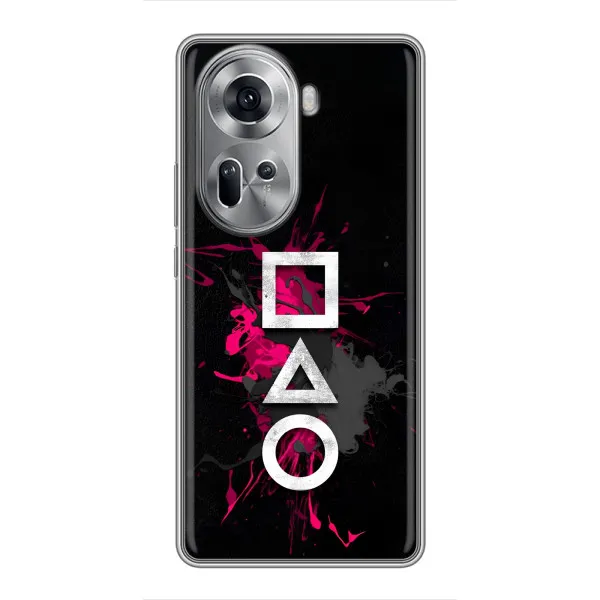 Чохол з принтом «Символи Гра кальмара» для OPPO Reno 11 5G