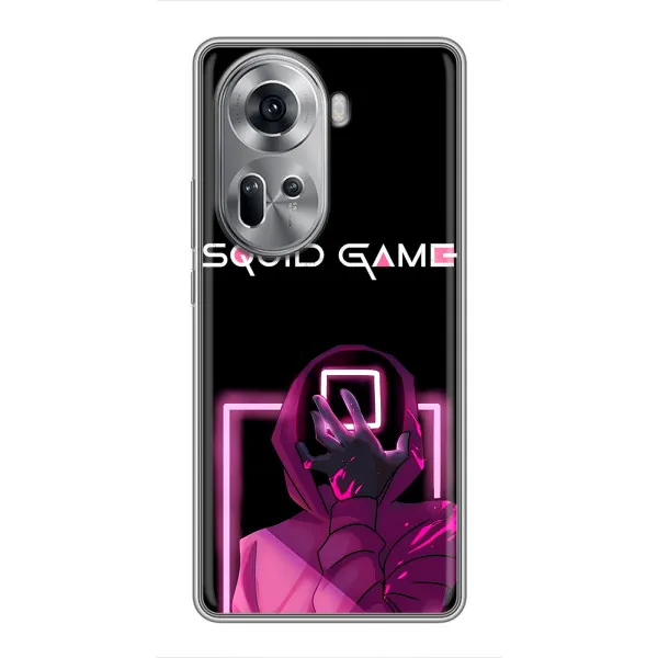 Чохол з принтом «Неоновий охоронець гри» для OPPO Reno 11 5G