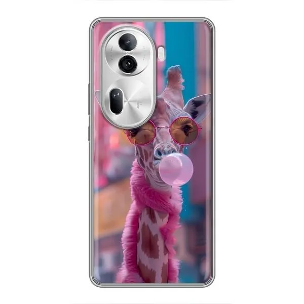 Чохол з принтом «Стильна жирафа» для OPPO Reno 11 Pro 5G Чохол з принтом «Стильна жирафа» для OPPO Reno 11 Pro 5G