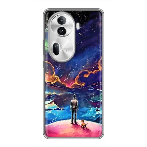 Чехол с принтом «Галактический вид» для OPPO Reno 11 Pro 5G