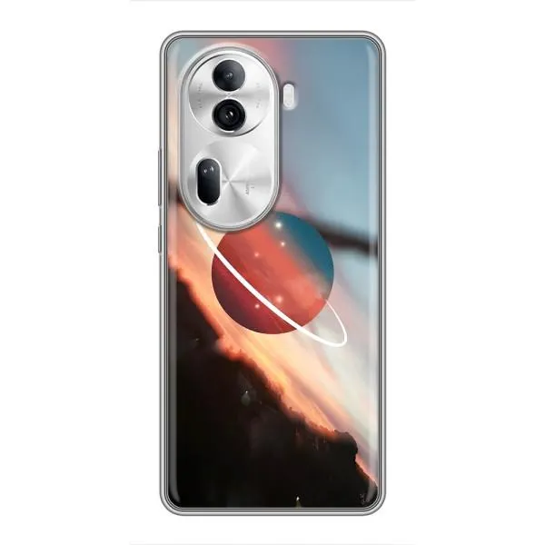 Чехол с принтом «Сатурн» для OPPO Reno 11 Pro 5G