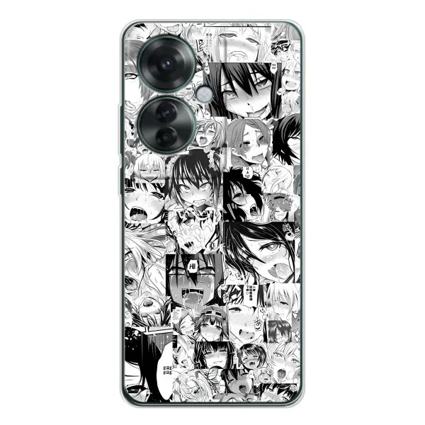Чехол с принтом «Ahegao manga» для OPPO Reno 11F