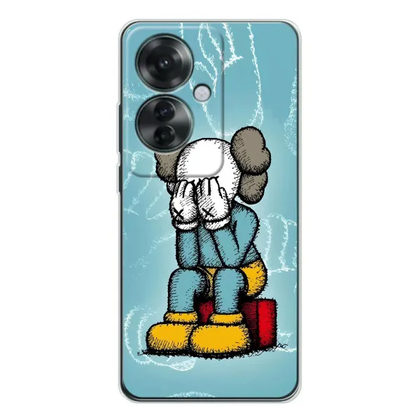 Чехол с принтом «Плач Bearbrick» для OPPO Reno 11F