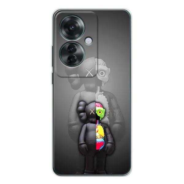 Чехол с принтом «Тело Bearbrick» для OPPO Reno 11F