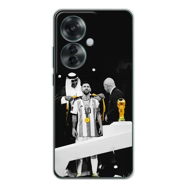 Чехол с принтом «Месси в накидке» для OPPO Reno 11F Чехол с принтом «Месси в накидке» для OPPO Reno 11F