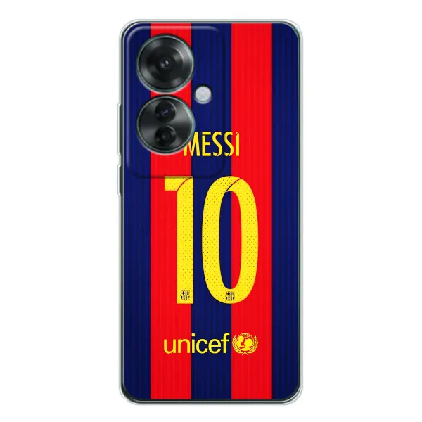 Чехол с принтом «Messi Barca 10» для OPPO Reno 11F