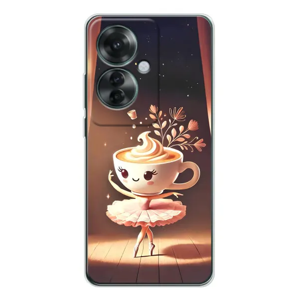 Чехол с принтом «Балерина капучина» для OPPO Reno 11F