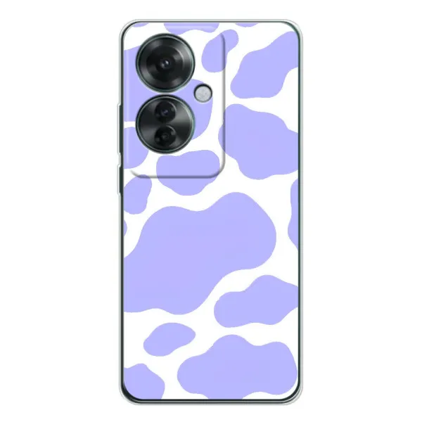 Чехол с принтом «Фиолетова Буренка» для OPPO Reno 11F
