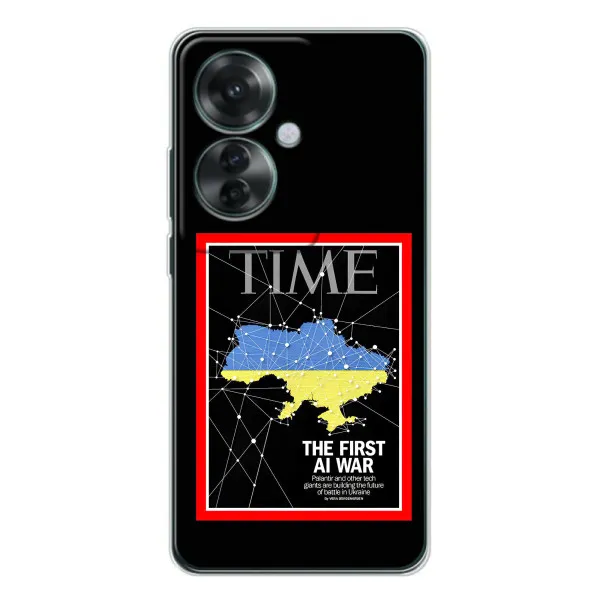 Чехол с принтом «TIME Ukraine» для OPPO Reno 11F