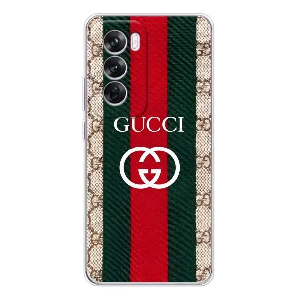 Чохол з принтом «Gucci дизайн» для OPPO Reno 12 Pro